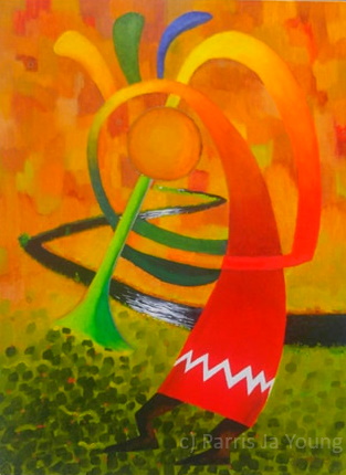 Kokopelli painting 